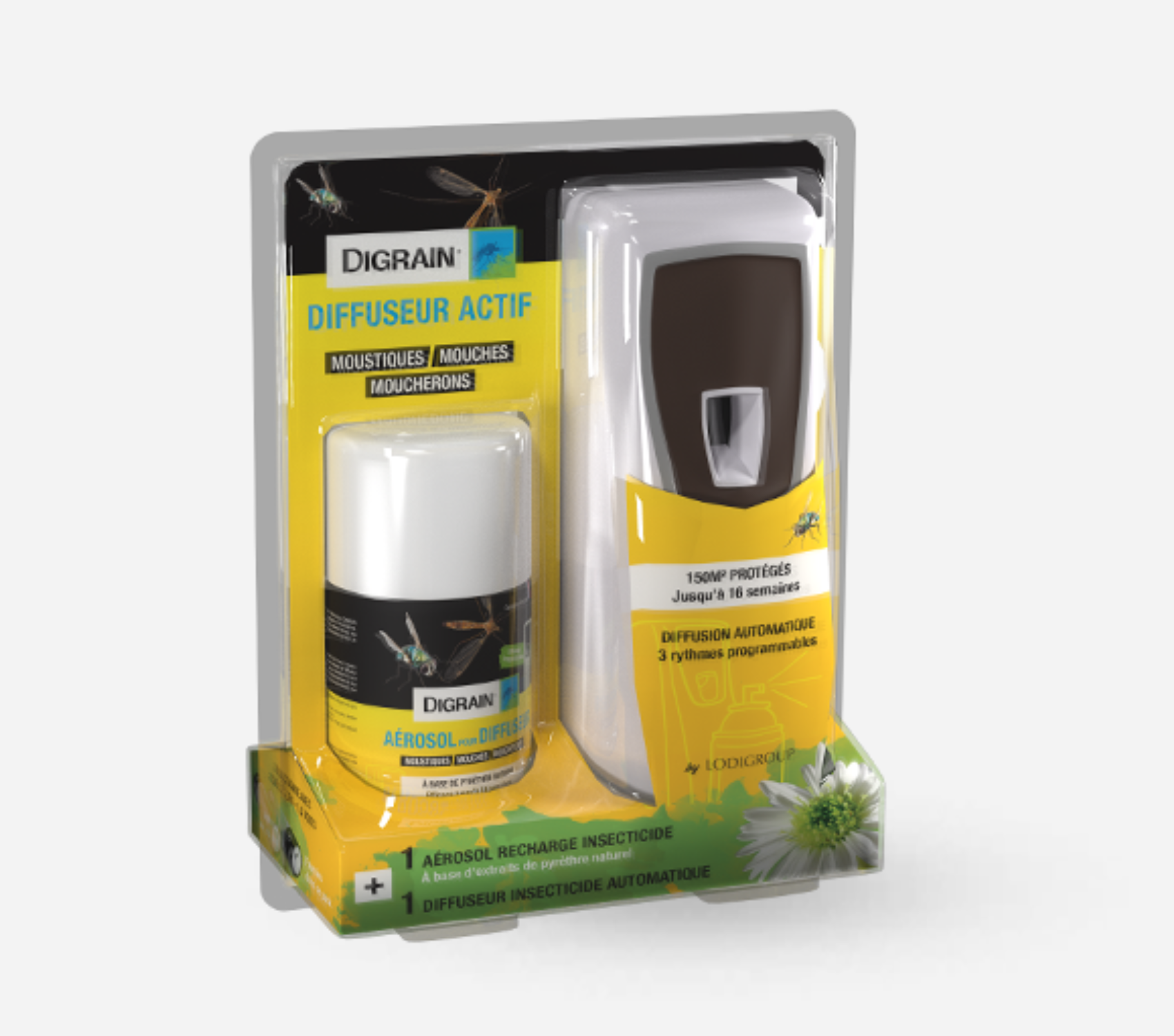 Digrain® aérosol pour diffuseur + diffuseur actif